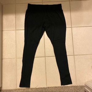Black cotton leggings